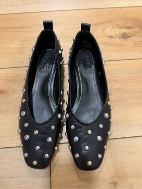 Naturalizer Black Studded Ballet Flats (27 Edit Carla) - 8.5W